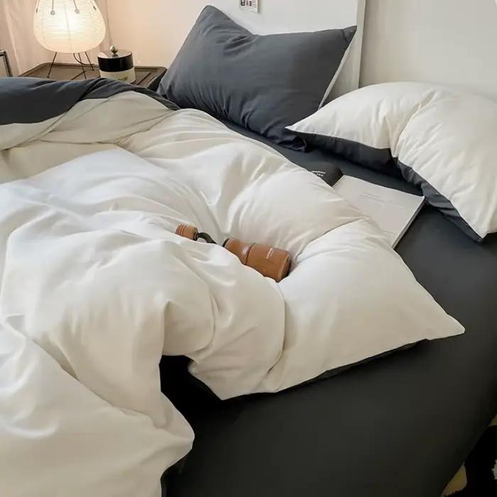 Parures de lit en coton lavé