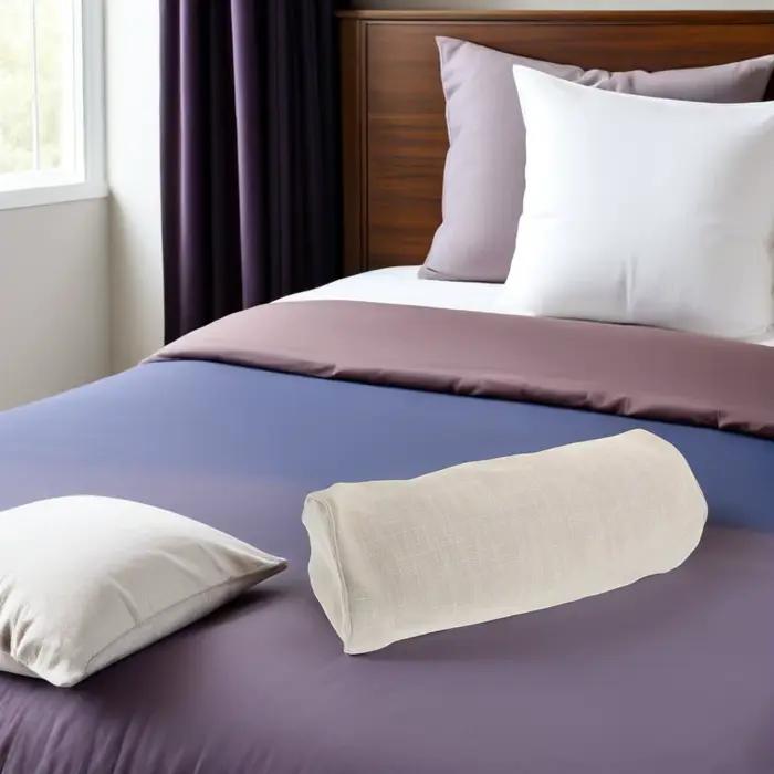 Housse de coussin cylindrique pour coussins de soutien lombaire