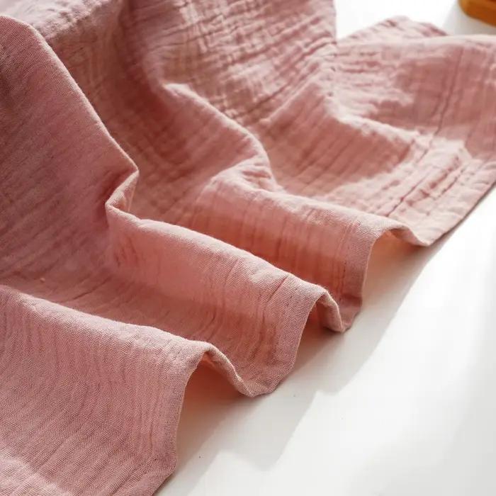 Couverture d'emmaillotage pour bébé en mousseline Elinfant, couleurs unies, 100% coton, tissu doux et respirant, couverture pour nouveau-né