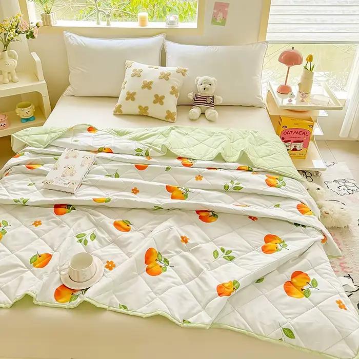 Couette d'été respirante matelassée