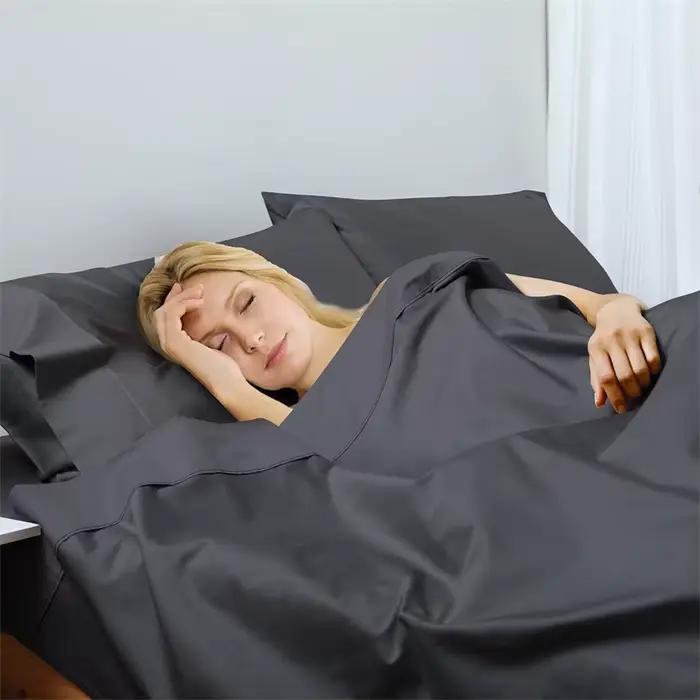Drap de lit plat en coton égyptien