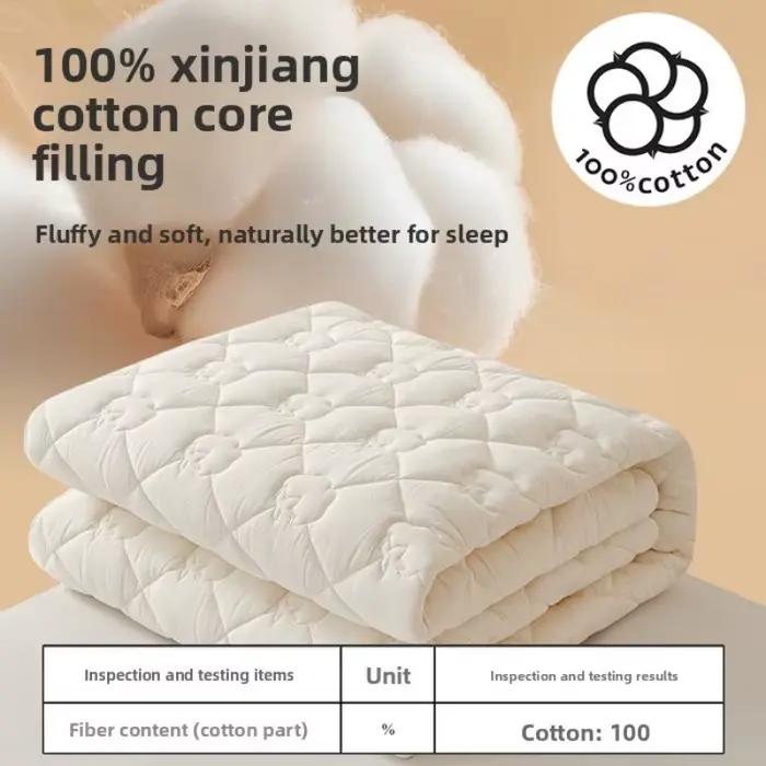 Protège-matelas matelassé en microfibre