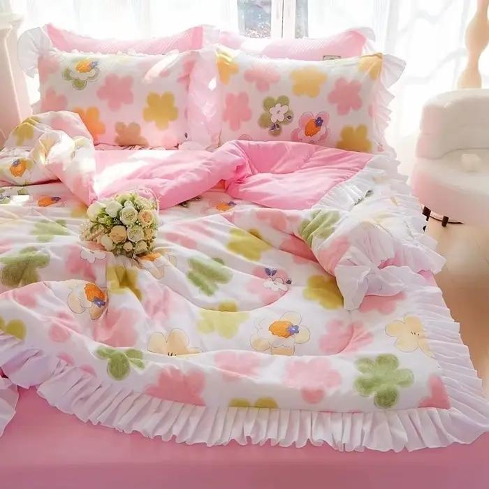 Couverture matelassurera d'été pour adultes et enfants