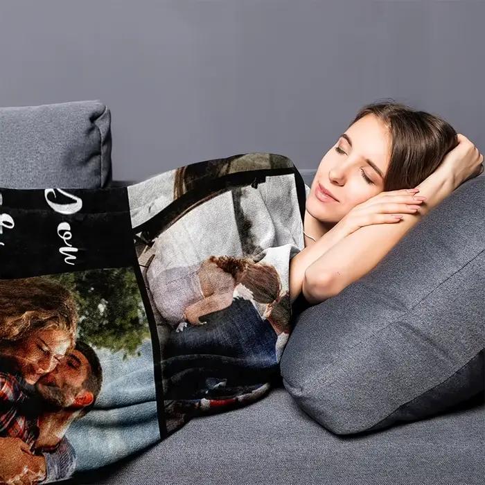Couverture personnalisée avec photos