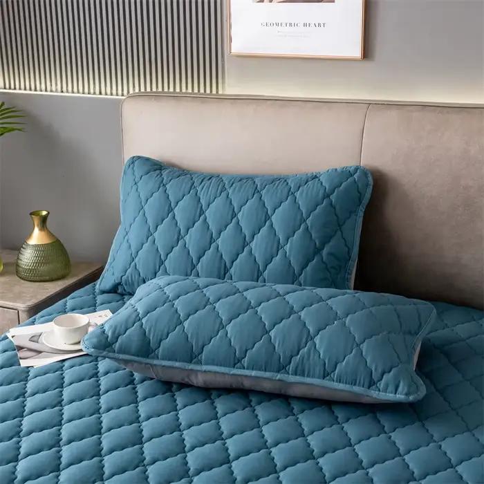 1/2 taie d'oreiller couleur unie imperméable et respirante adaptée aux enfants et aux animaux de compagnie