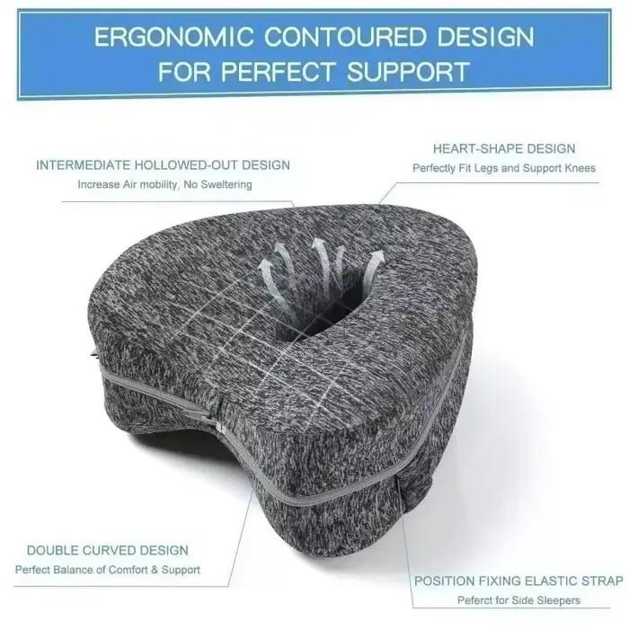 Coussin pour les jambes et les genoux pour dormeurs latéraux