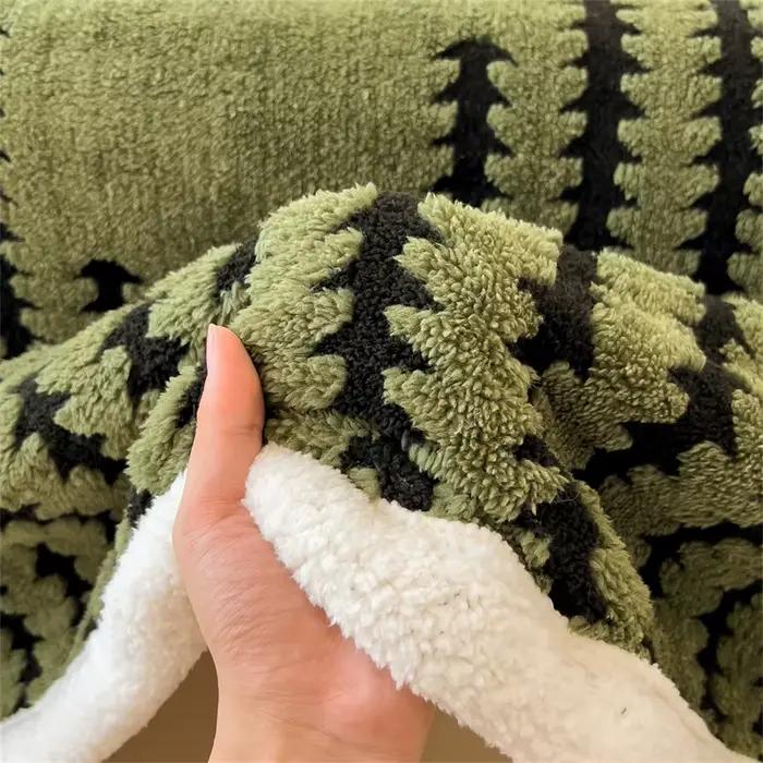 Couverture de printemps en flanelle chaude