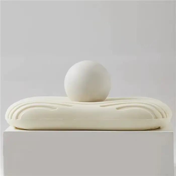 Oreiller en Latex naturel avec housse en coton