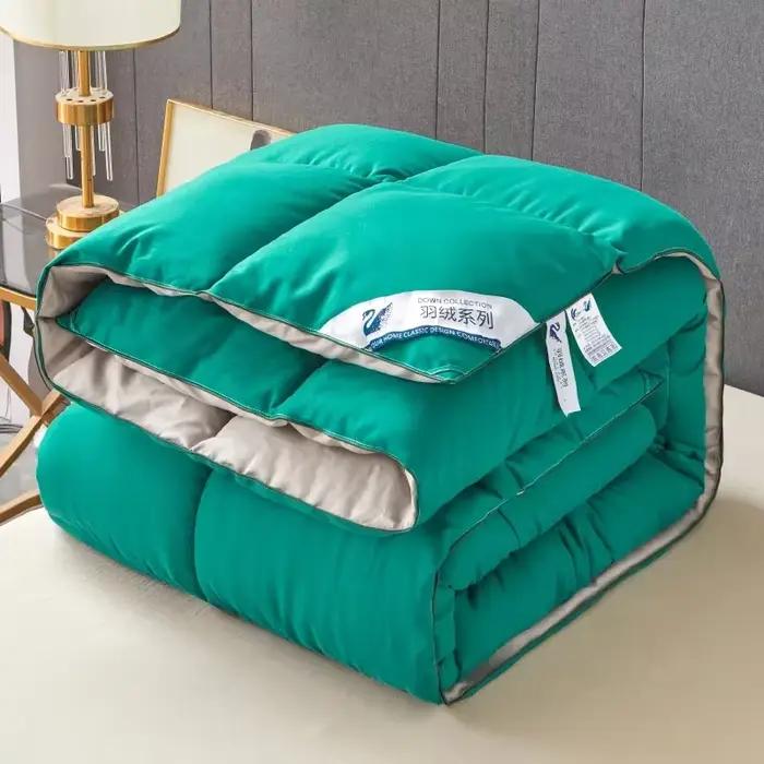 Couette d'hôtel cinq étoiles 95% duvet de canard blanc, épaisse et chaude pour l'hiver, couette printemps-automne, insert de couette pour dortoir étudiant