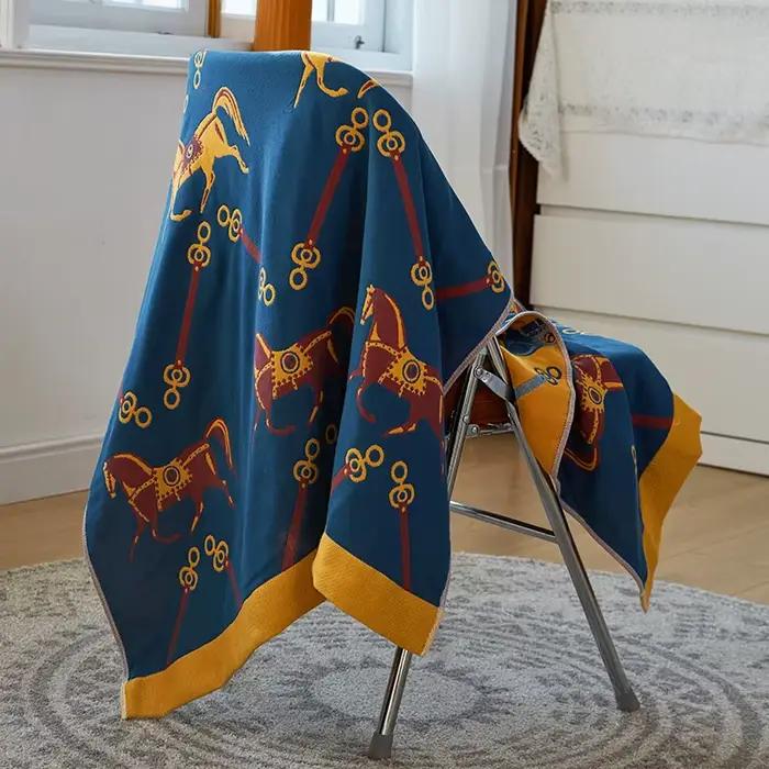 Grande serviette de bain en gaze de coton