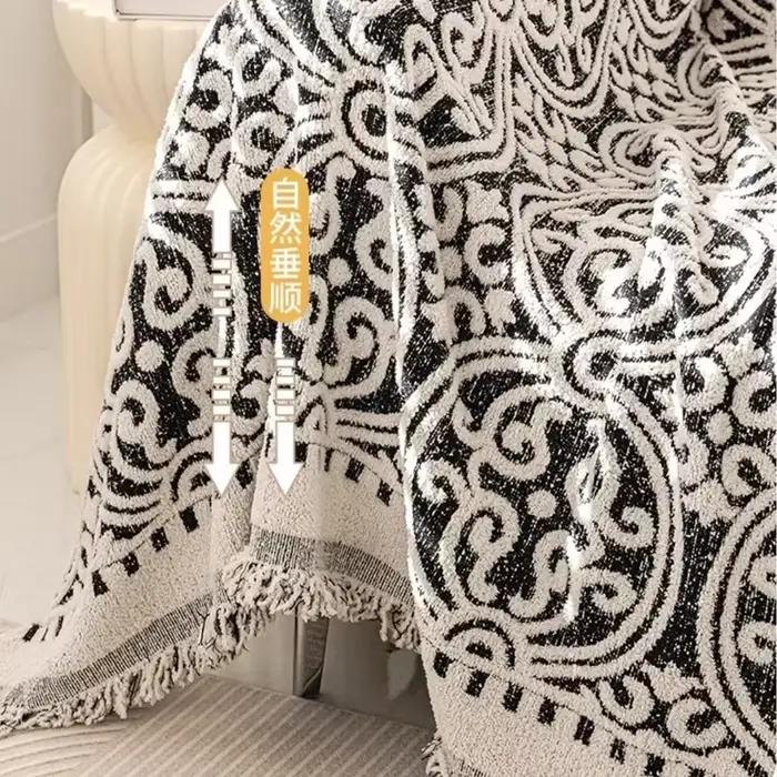 Couverture de canapé en peluche épaisse