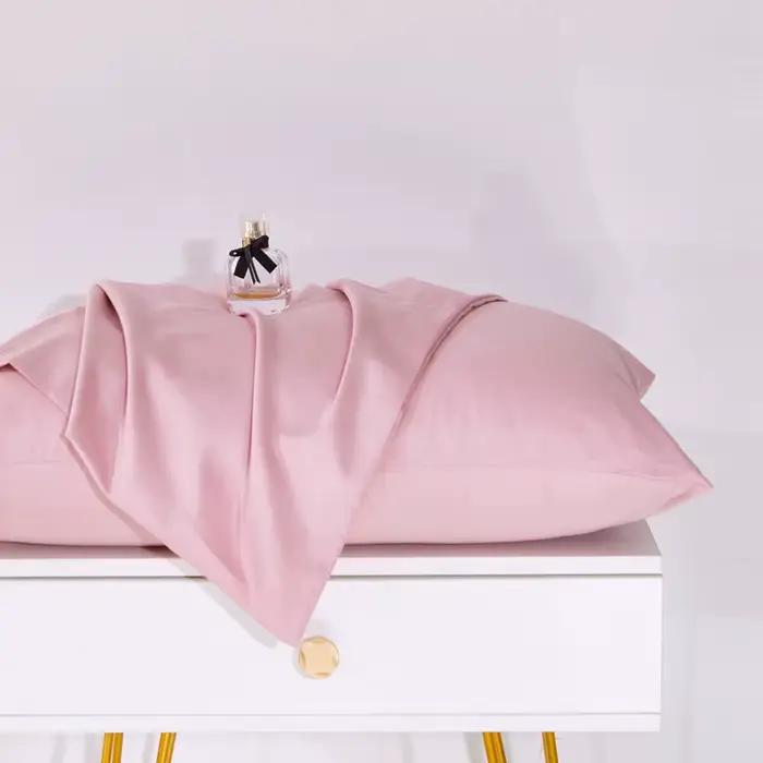 Taie d'oreiller 100% coton, haute consommation et haute densité, couleur unie, enveloppe Simple, 30x50 50x70