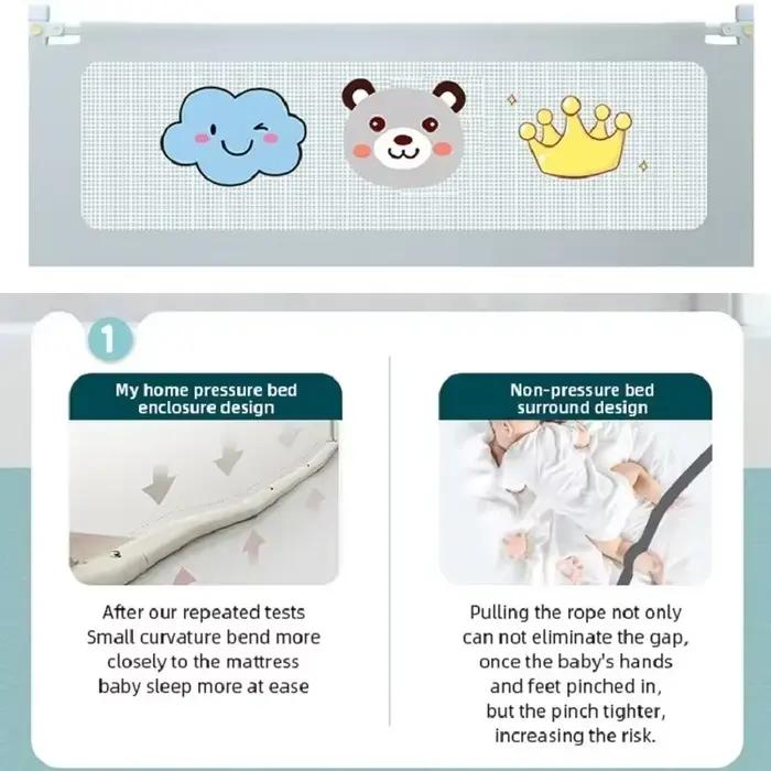 Rails de lit de sécurité pour bébé