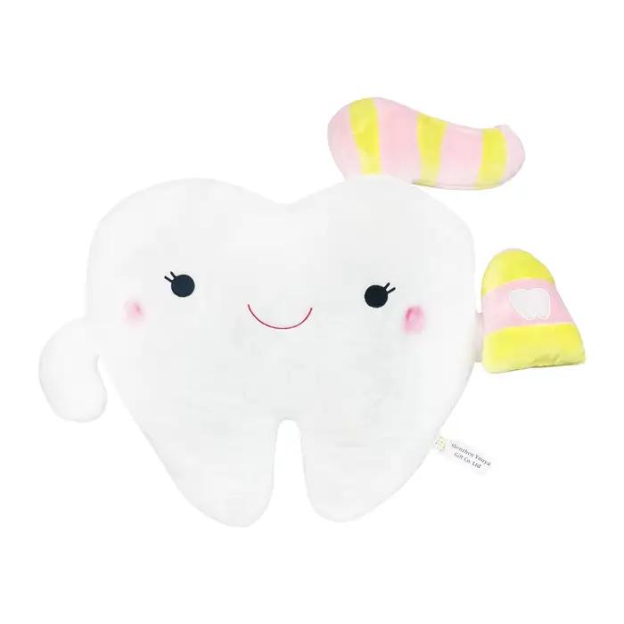 Coussin de canapé en forme de dent
