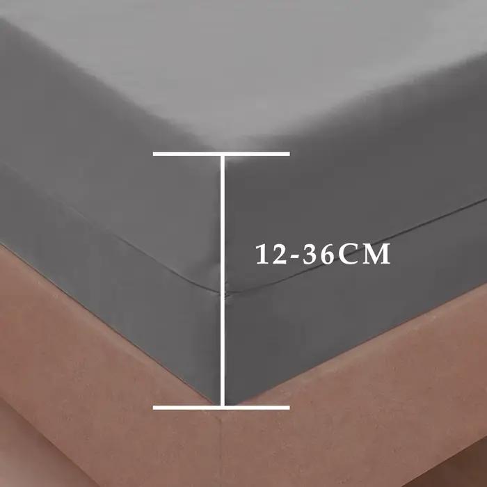 Juste de matelas imperméable entièrement fermée à 6 côtés avec fermeture éclair