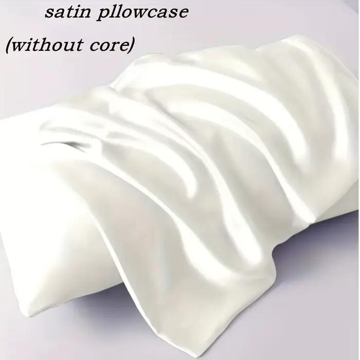 1 paire de taies d'oreiller en Satin