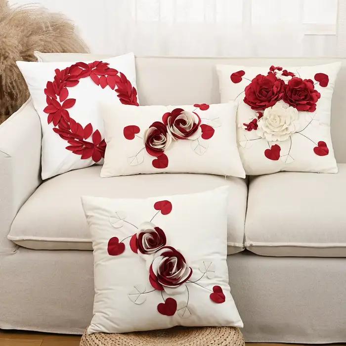 Housse de coussin en velours hollandais