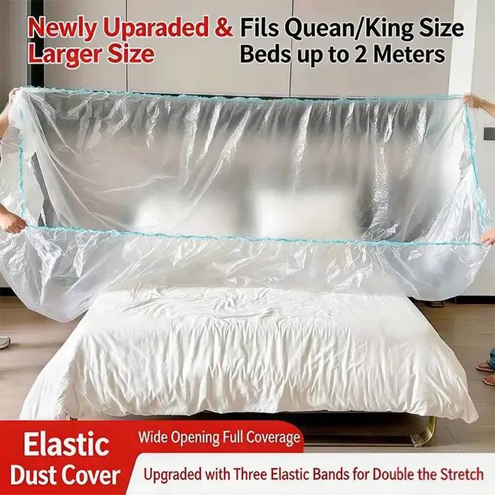 Protège-matelas jetable transparent et imperméable