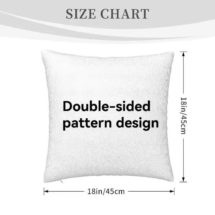 Housse de coussin motif abstrait style années 70