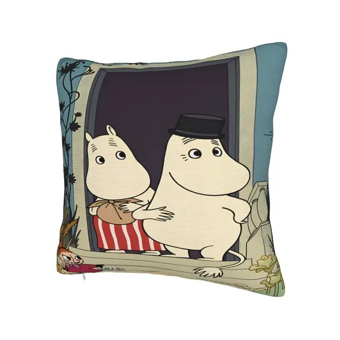 Housse de coussin M-Moomins mignonne et confortable