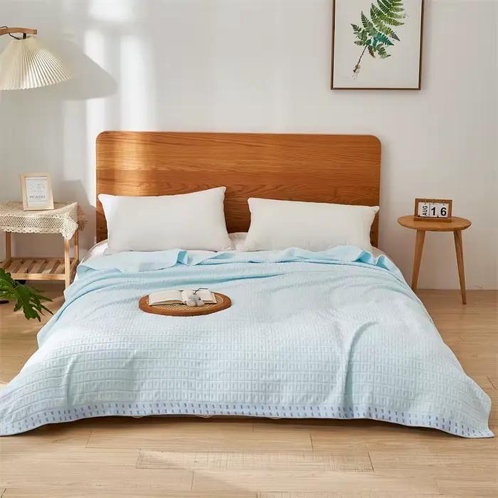 Couverture de serviette en coton pour lits d'été