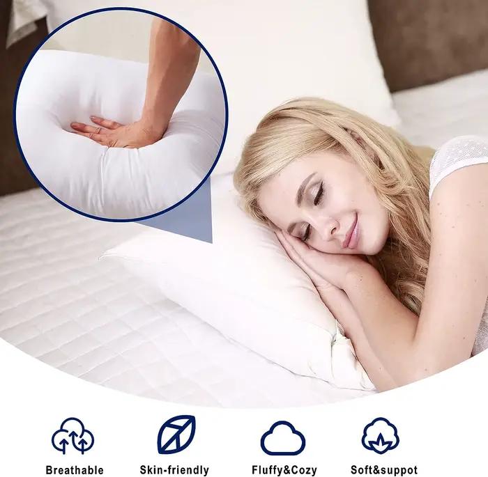 45x45 cm coussin insérer Premium coton doux Euro carré décoratif oreiller noyau ensemble pour lit canapé