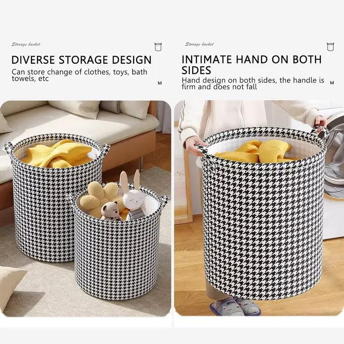 Panier à linge avec poignées
