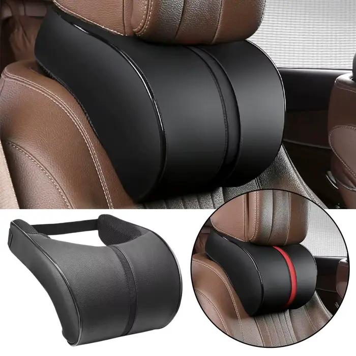 Oreiller appui-tête en mousse à mémoire de forme pour voiture Ultimate Comfort – Conception ergonomique pour soulager la pression, ultra doux et peluche pour une longue durée