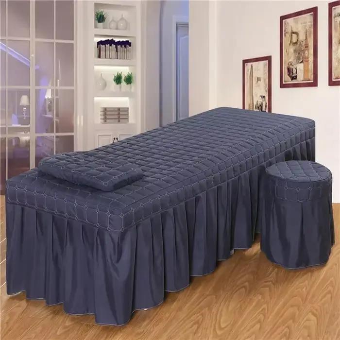 Housse de lit épaisse matelassée