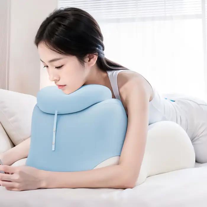 Coussin de lit ergonomique en mousse à mémoire de forme pour adultes