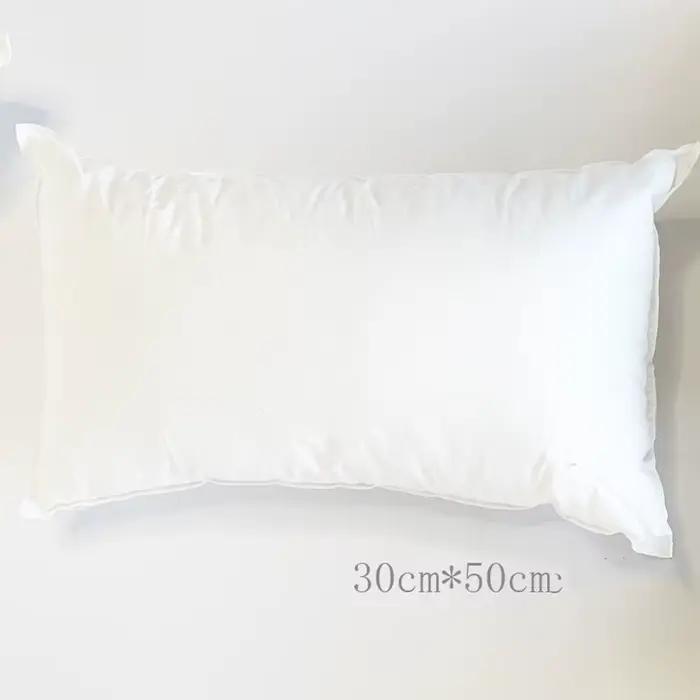 Oreiller carré blanc uni