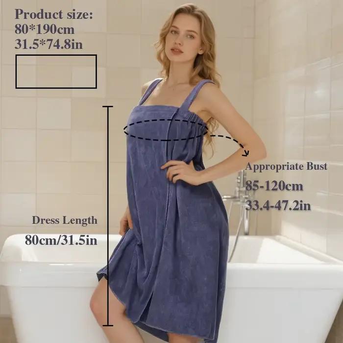 Peignoir contemporain à haute absorption