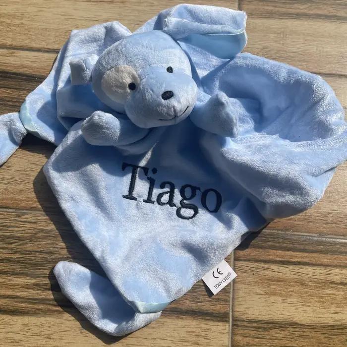 Poupées en peluche confortables personnalisées avec noms pour bébé