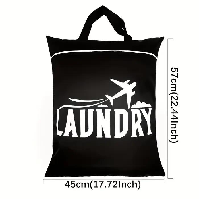 1 grand sac à linge de voyage avec poignée