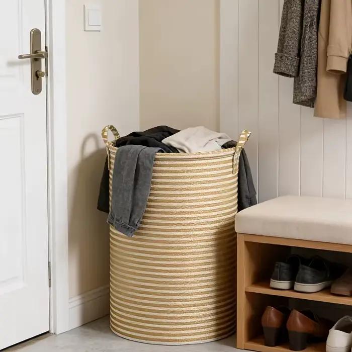 Panier à linge pliable de grande capacité