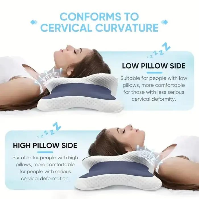 Oreiller cervical en mousse à mémoire de forme