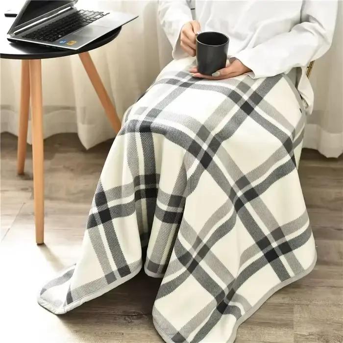 Pull Wrap Topper couverture portable couvertures châle flanelle paresseux décontracté bureau