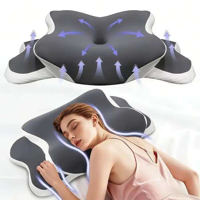 Oreiller cervical en mousse à mémoire de forme