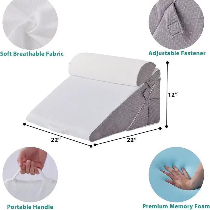 Ensemble de 3 coussins orthopédiques pour le lit