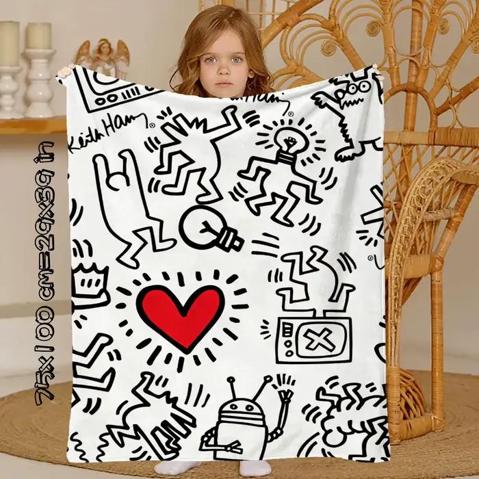 Couverture de genou en microfibre pour l'hiver