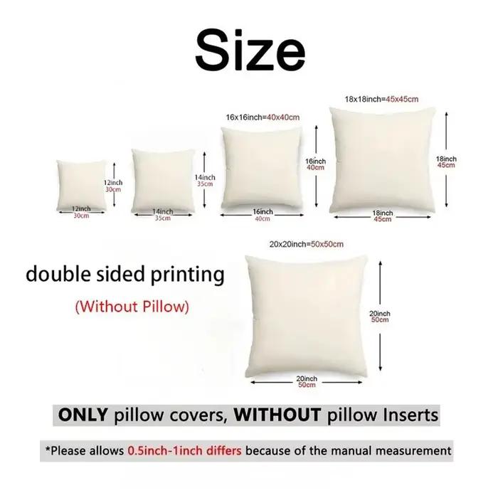 Housse de coussin beige Minimal Blooms
