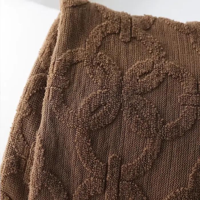 Couverture Confortable et Douce pour la Décoration de la Maison