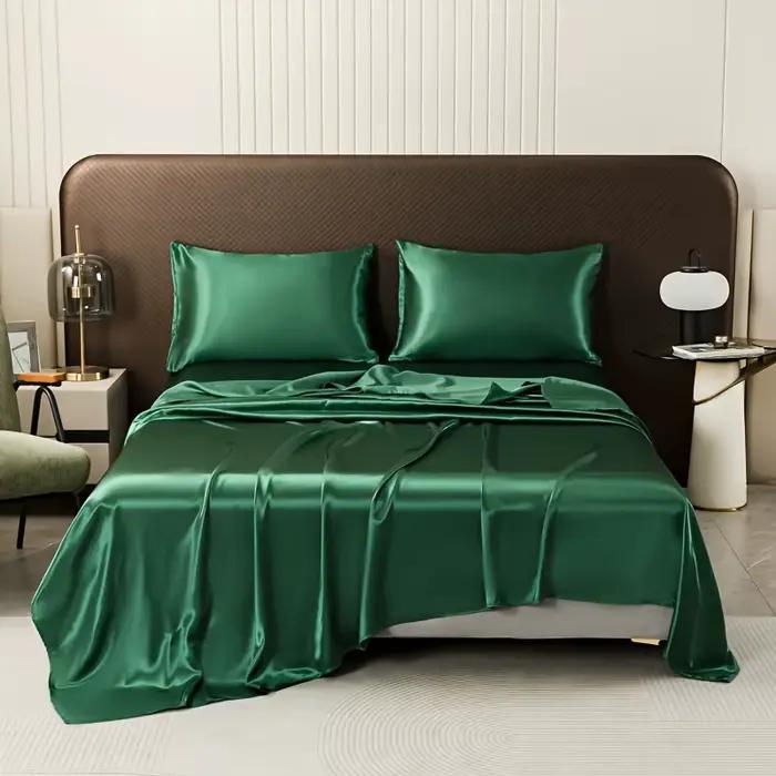 Drap de lit plat en Satin