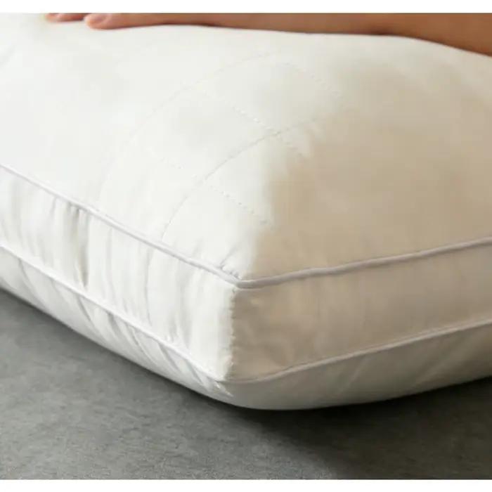 Oreiller de luxe en soie de mûrier, 1200G, 48x74cm, hypoallergénique, coussin de couchage confortable, coque en coton, hôtel, oreillers de lit de haute qualité