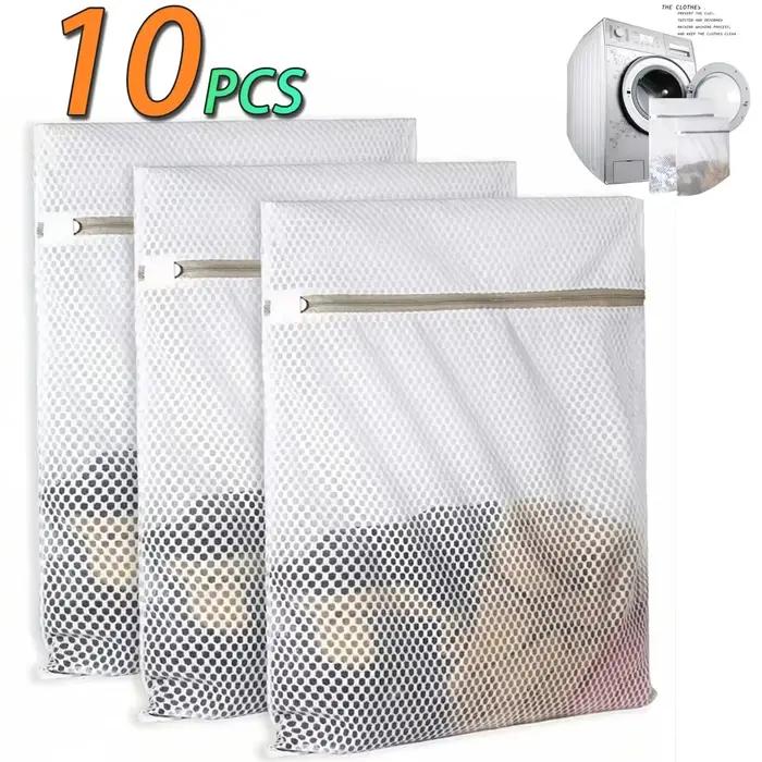 Sacs à linge en maille nid d'abeille pour produits délicats, tissu en filet, sac de lavage délicat Durable et réutilisable, sac d'organisation de voyage pour Lingerie