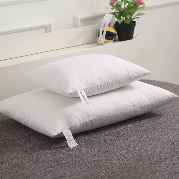 Oreiller en duvet d'oie 100% coton