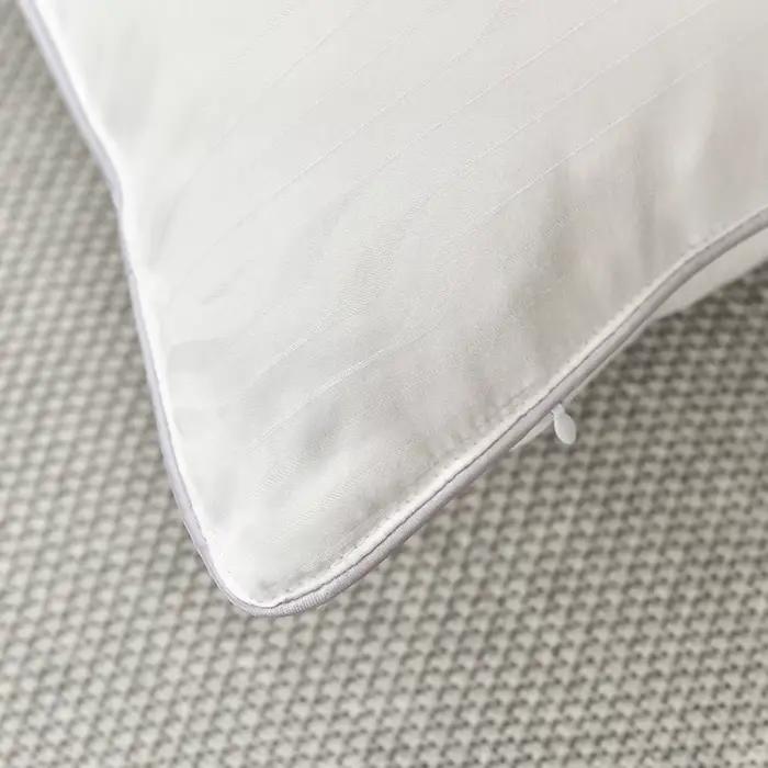 Mulberry InjBedding Oreillers, Jacquard de remplissage naturel, Anti-acariens, Doux, Moelleux, Oreiller de couchage pour le cou d'hôtel, 48*74, 1100 g