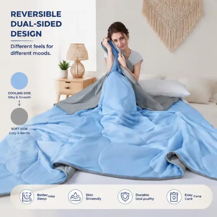 Couette d'été respirante et rafraîchissante