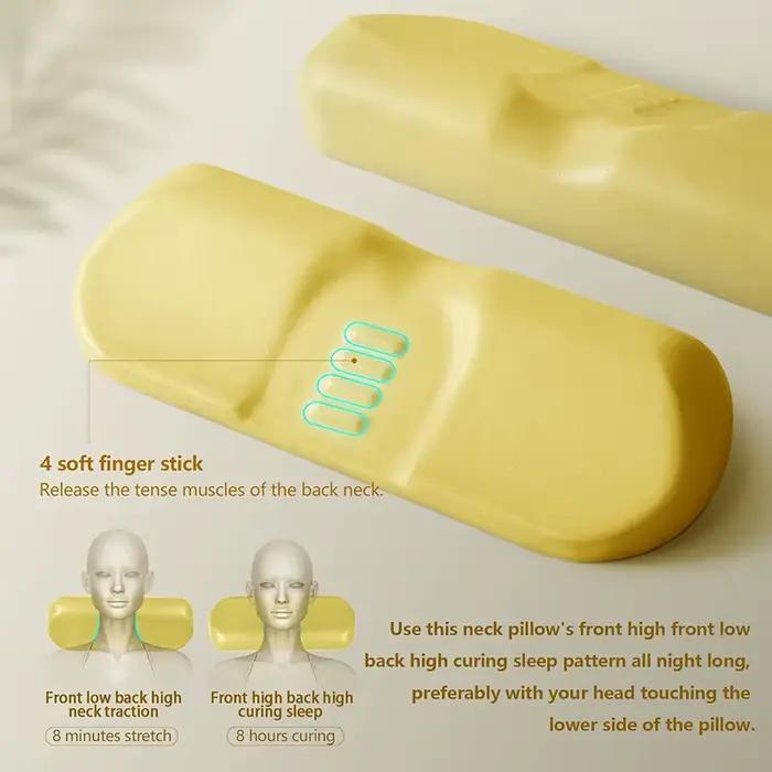 Oreiller cervical, oreiller de contour en mousse à mémoire de forme