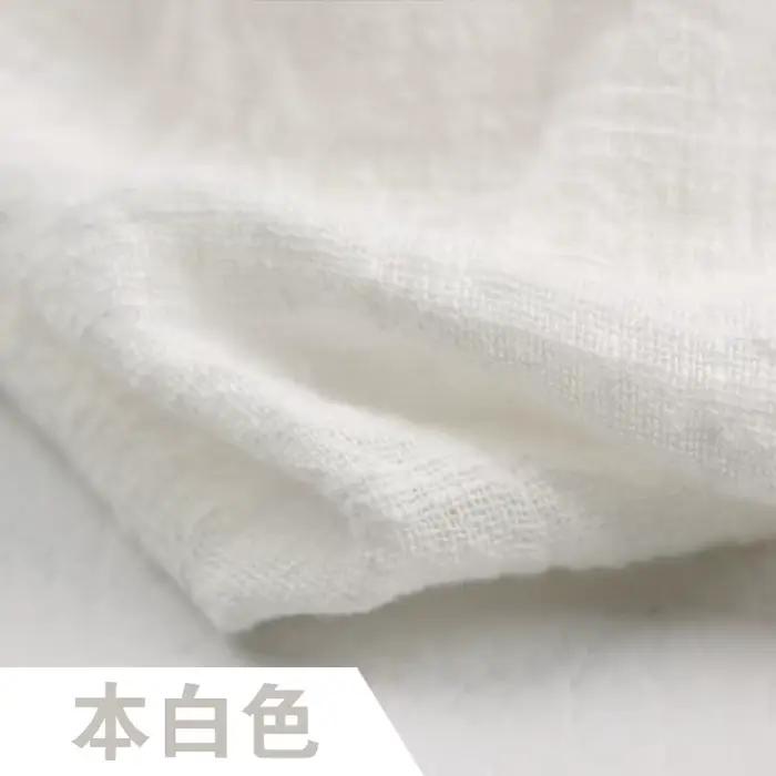 Tissu en lin et coton doux